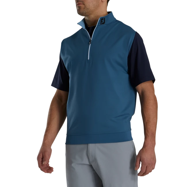 Half-Zip Jersey Vest - FJ Tour Collar - Image 2