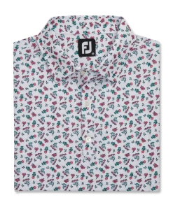 Mini Floral Lisle Self Collar