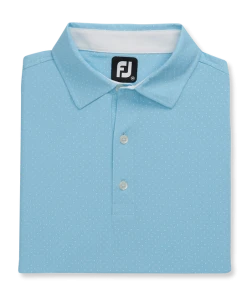 Stretch Lisle Dot Print Self Collar