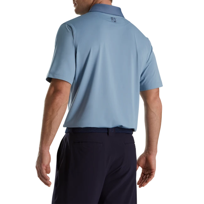 Solid + Spiral Print Trim Lisle Self Collar - Image 3