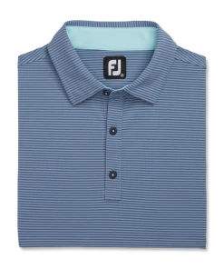 Feeder Stripe Mix Stretch Pique Self Collar