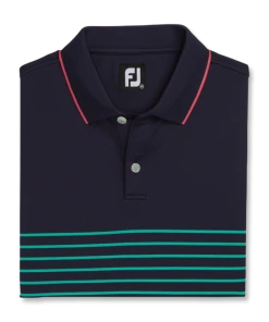 Breton Stripe Stretch Pique Knit Collar