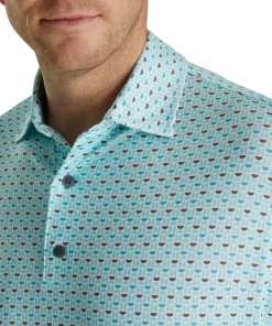 Lisle Half Moon Geo Self Collar 5 Lisle Half Moon Geo Self Collar -FootJoy Store FJ 28448 04