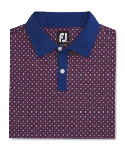 Lisle Circle Print Self Collar