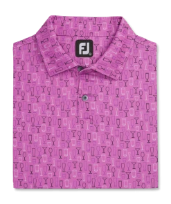 Lisle Glass Print Self Collar