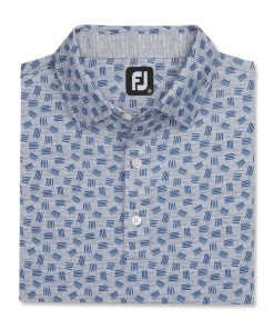 Lisle Sketched Print Self Collar