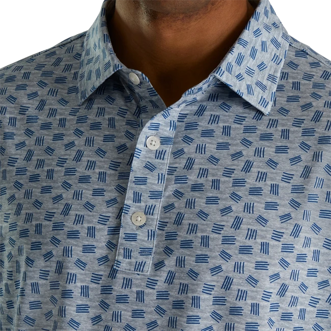 Lisle Sketched Print Self Collar - Image 4