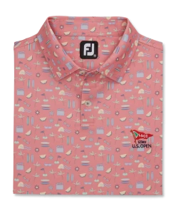 2023 U.S. Open Hollywood Print Lisle Self Collar