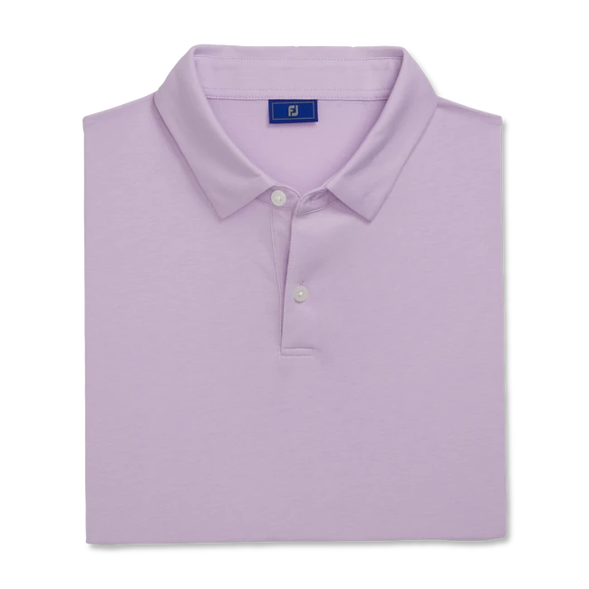 Athletic Fit Solid Jersey Self Collar