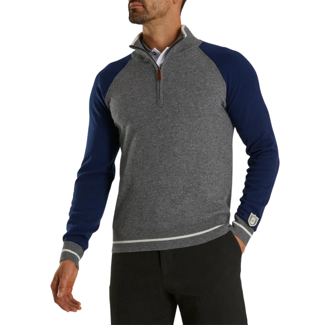 Cashmere Quarter-Zip Pullover - Image 2