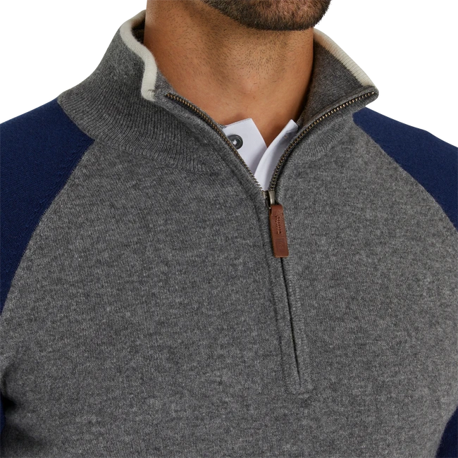Cashmere Quarter-Zip Pullover - Image 4