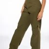 ALL I WANT DETAILED WAIST STRAIGHT LEG CARGO PANT