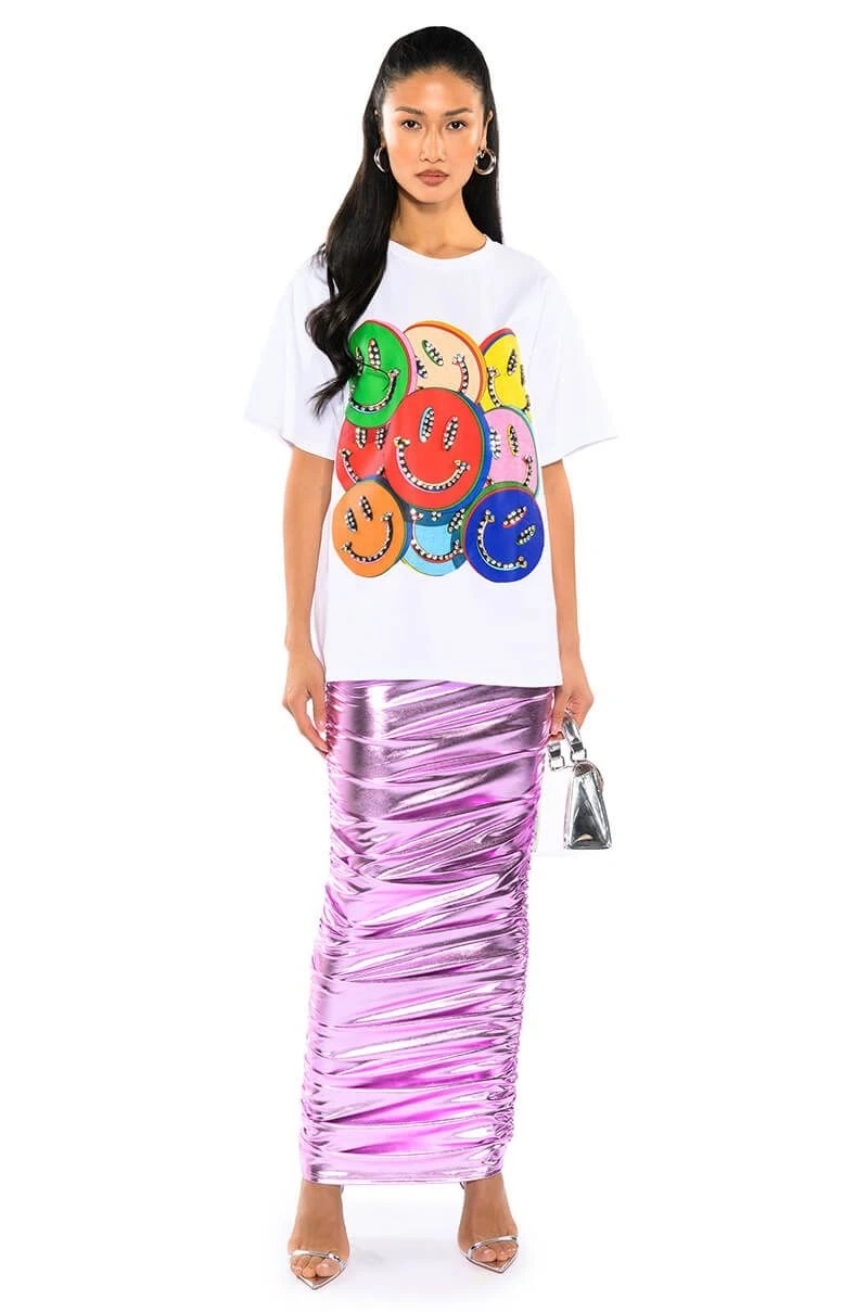 ANGEL ENERGY METALLIC MAXI SKIRT - Image 3