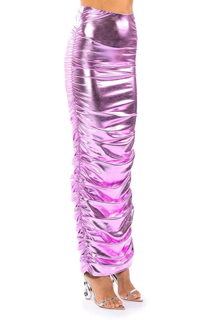 ANGEL ENERGY METALLIC MAXI SKIRT - Image 7