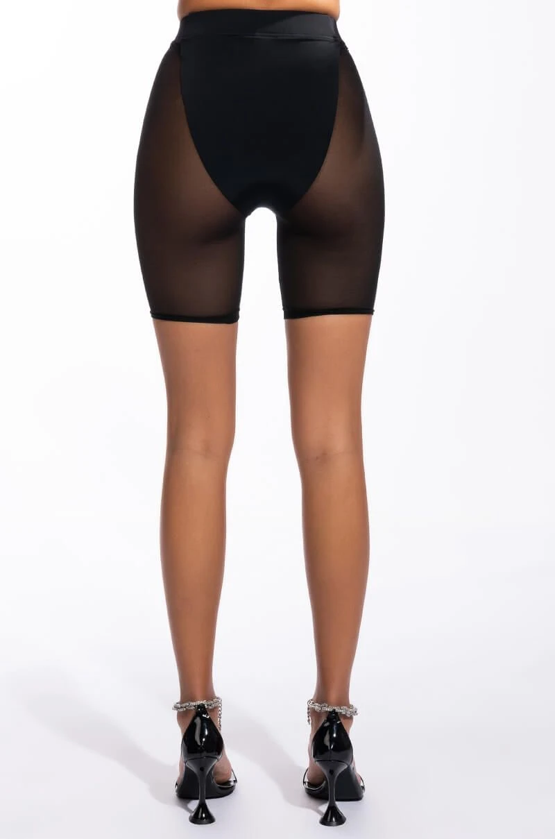 BARELY THERE MESH BIKER SHORT - Image 7