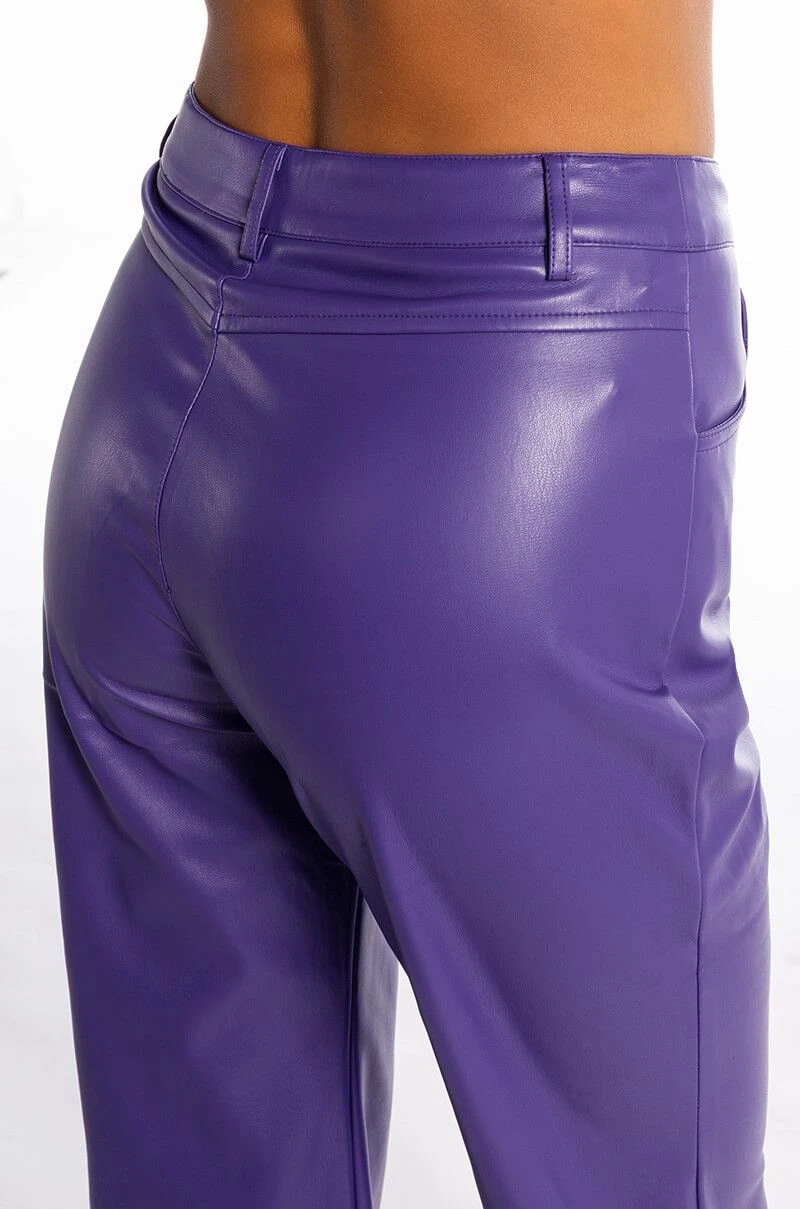 BOSS UP FAUX LEATHER PANTS - Image 7