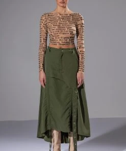 BOW DOWN MESH LONG SLEEVE TOP 4 BOW DOWN MESH LONG SLEEVE TOP -FootJoy Store bow down mesh long sleeve top beige multi 3 3