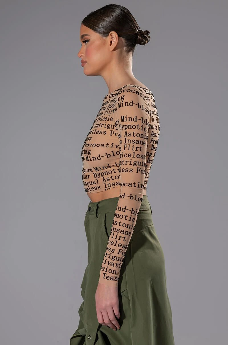 BOW DOWN MESH LONG SLEEVE TOP BOW DOWN MESH LONG SLEEVE TOP -FootJoy Store bow down mesh long sleeve top beige multi 5 5