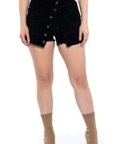 CHARLIE BUTTON FRONT MINI SKORT