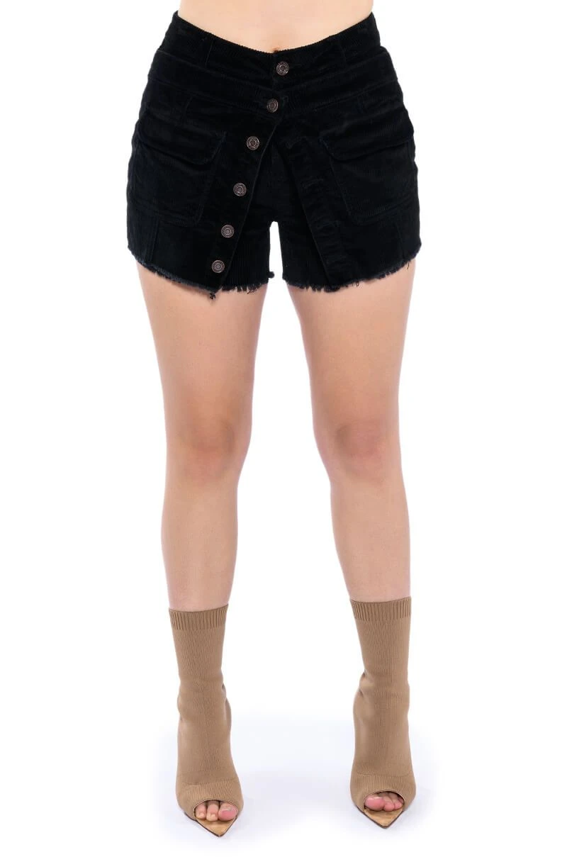 CHARLIE BUTTON FRONT MINI SKORT CHARLIE BUTTON FRONT MINI SKORT -FootJoy Store charlie button front mini skort black 4 4