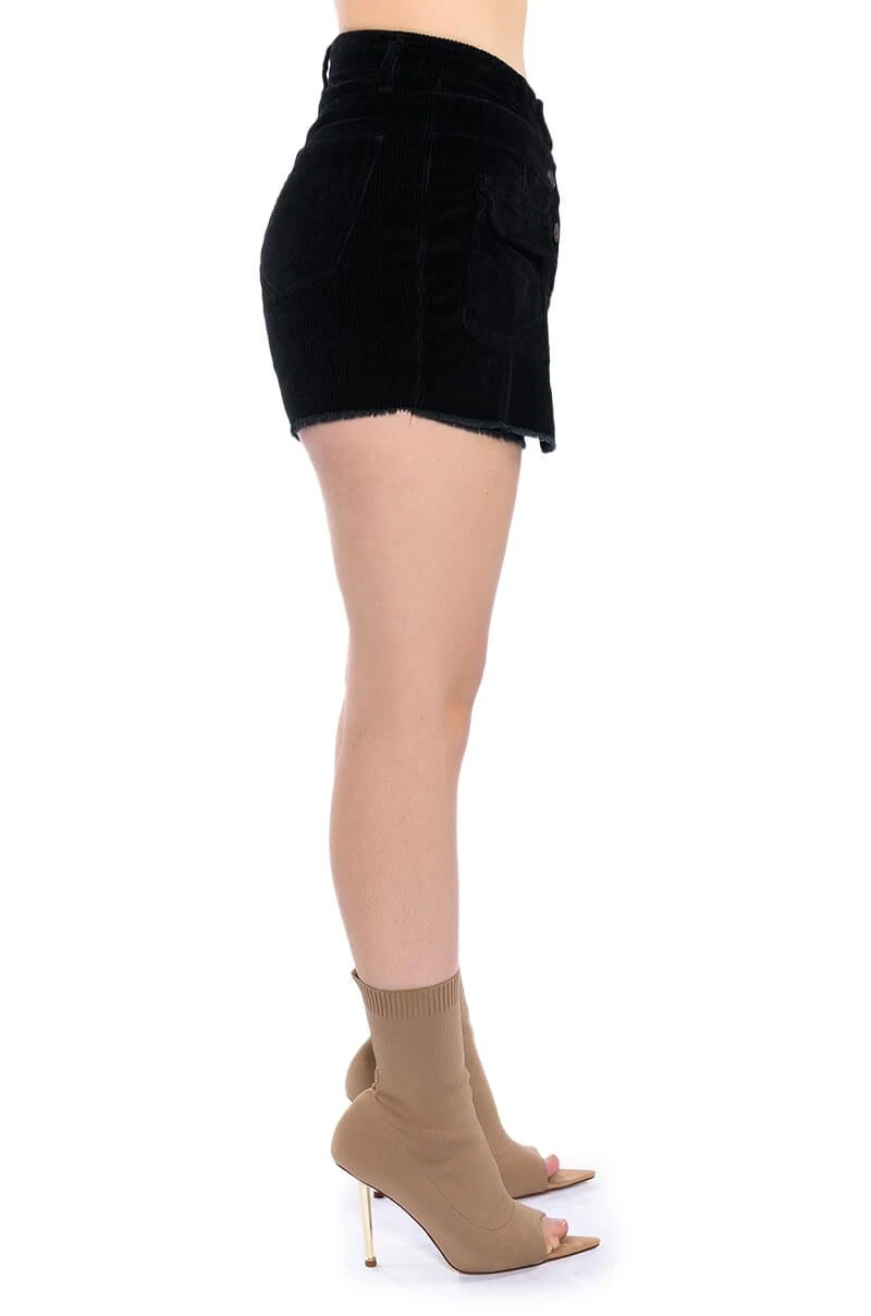 CHARLIE BUTTON FRONT MINI SKORT CHARLIE BUTTON FRONT MINI SKORT -FootJoy Store charlie button front mini skort black 5 5