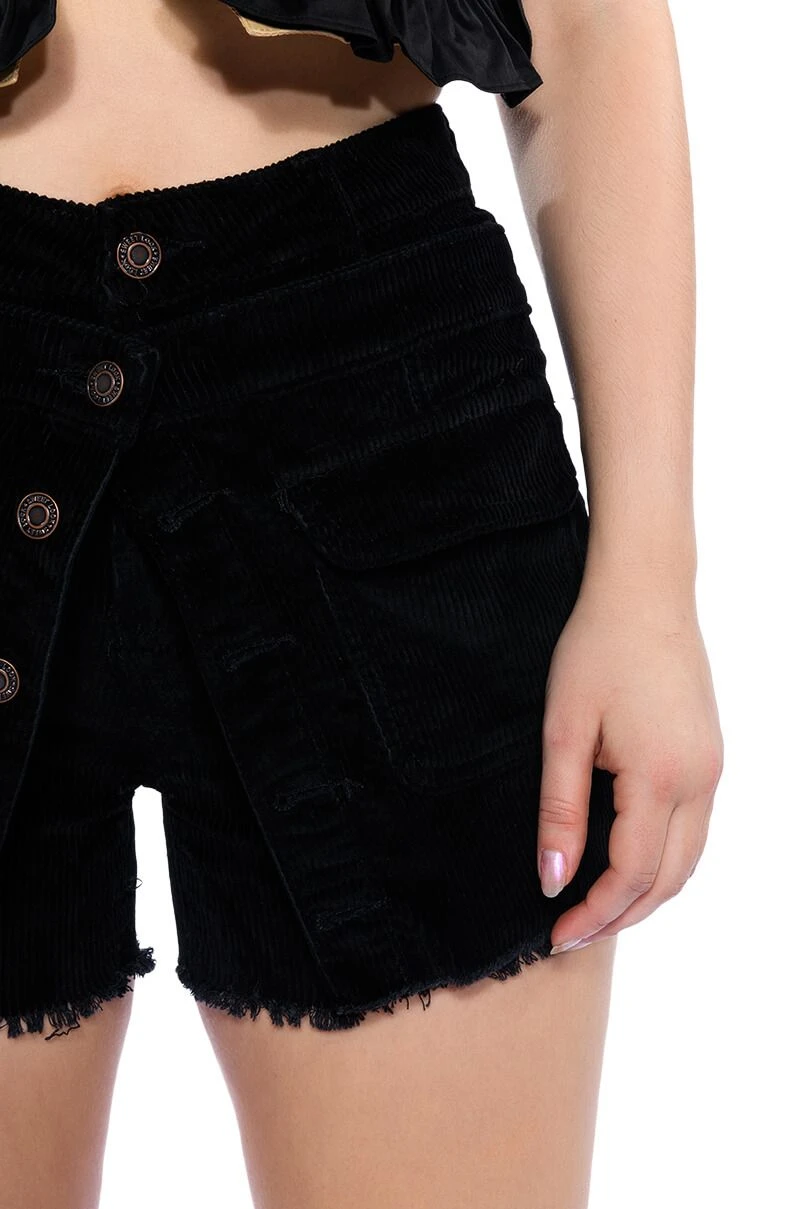 CHARLIE BUTTON FRONT MINI SKORT CHARLIE BUTTON FRONT MINI SKORT -FootJoy Store charlie button front mini skort black 7 7