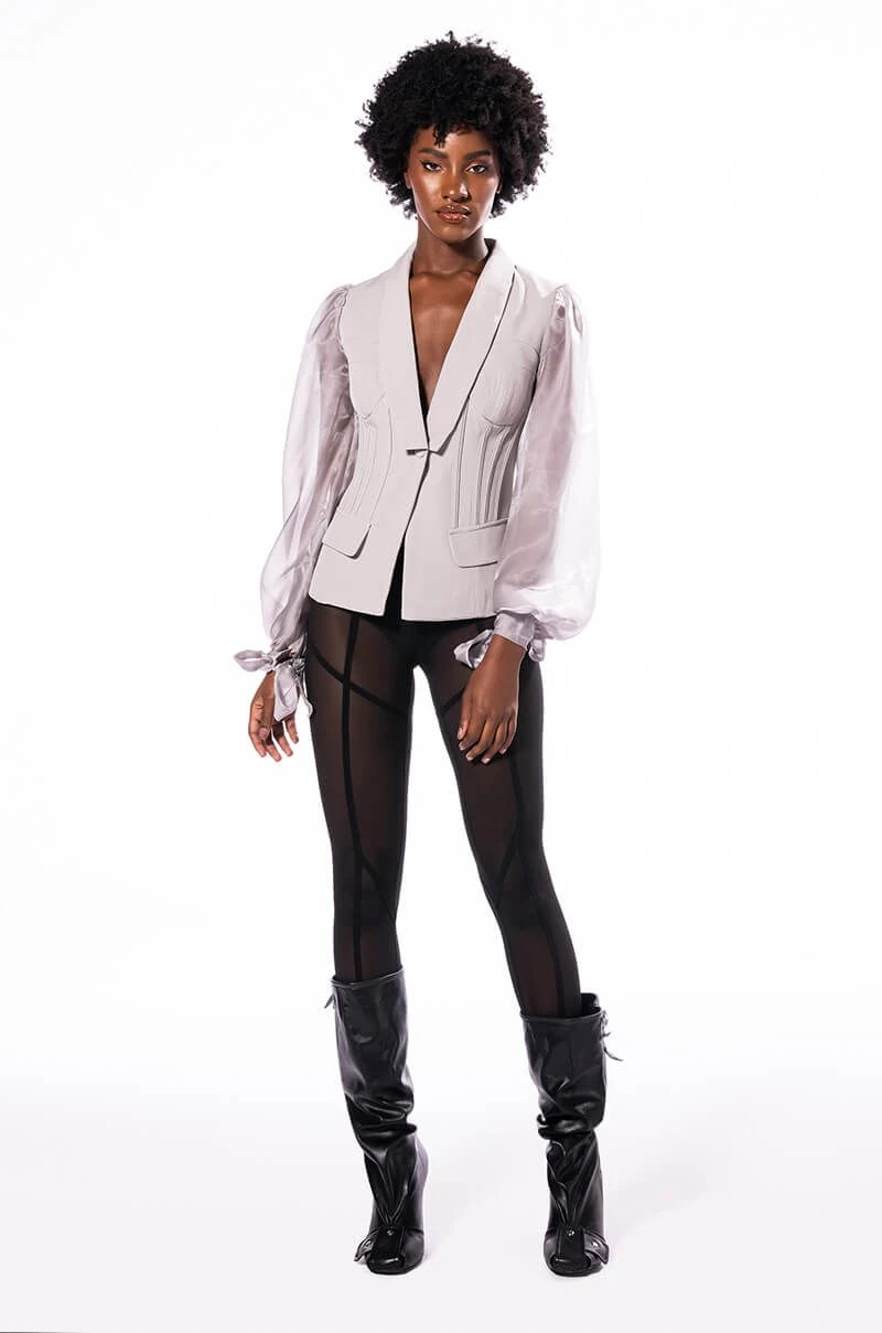 COME ALIVE SEAMED MESH LEGGING - Image 7