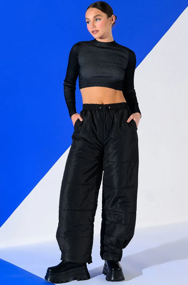 DOUBLE UP PUFFER PULL ON JOGGER - Image 2