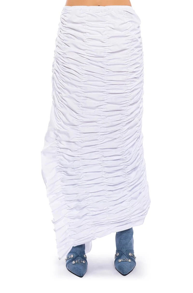 ENCORE SCRUNCHED SLIT MAXI SKIRT - Image 4