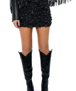 FIRA TEXTURE MINI SKIRT