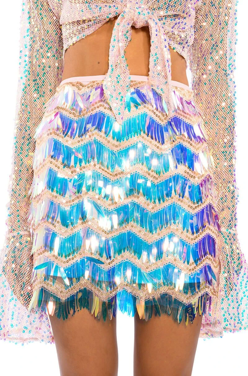 FLASH ON PLEASE SEQUIN MINI SKIRT FLASH ON PLEASE SEQUIN MINI SKIRT -FootJoy Store flash on please sequin mini skirt pink 3 3