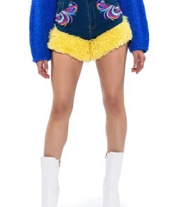 FUN WITH ME DENIM SHORTS