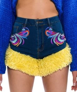 FUN WITH ME DENIM SHORTS -FootJoy Store fun with me denim shorts blue multi 3 3