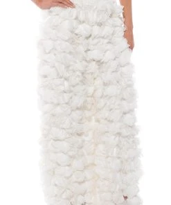 GARDEN OF EDEN APPLIQUE PANTS IN WHITE