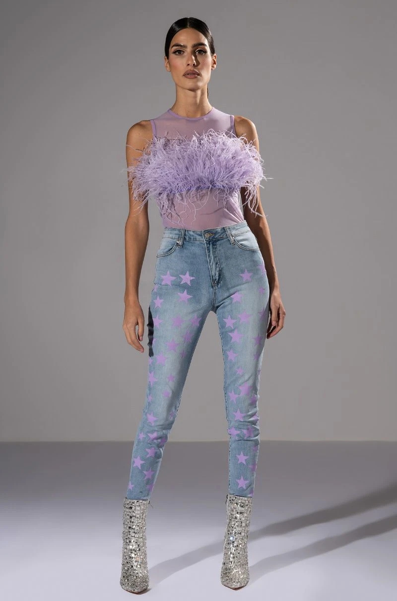 HAPPILY EVER AFTER SLEEVELESS FEATHER TOP IN LIGHT PURPLE HAPPILY EVER AFTER SLEEVELESS FEATHER TOP IN LIGHT PURPLE -FootJoy Store happily ever after sleeveless feather top in light purple light purple 2 2