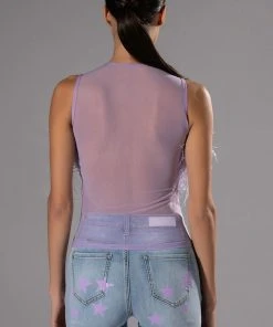 HAPPILY EVER AFTER SLEEVELESS FEATHER TOP IN LIGHT PURPLE 6 HAPPILY EVER AFTER SLEEVELESS FEATHER TOP IN LIGHT PURPLE -FootJoy Store happily ever after sleeveless feather top in light purple light purple 5 5