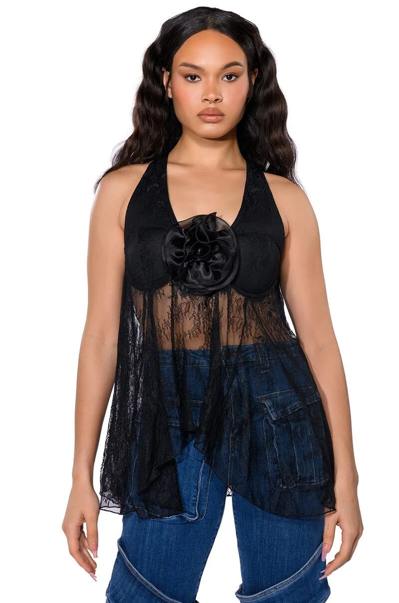 HAYDEN BABY DOLL LACE CAMISOLE - Image 4