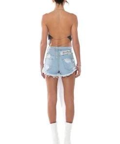 JUST ONE LOOK ASYMMETRICAL HIGH SHINE CHAINMAIL TOP 6 JUST ONE LOOK ASYMMETRICAL HIGH SHINE CHAINMAIL TOP -FootJoy Store just one look asymmetrical high shine chainmail top black multi 5 5