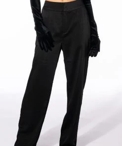 KEEP YOU WAITING HIGH RISE STRAIGHT LEG TROUSER