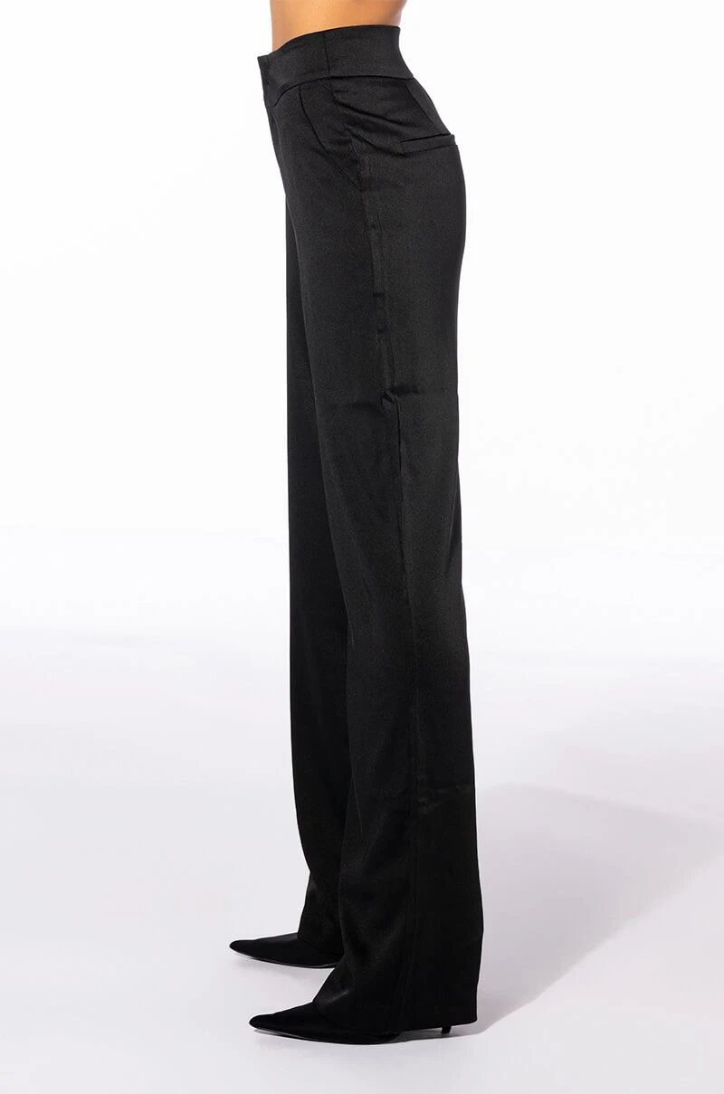 KEEP YOU WAITING HIGH RISE STRAIGHT LEG TROUSER - Image 4