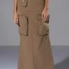 LIMITED VIBE CARGO MAXI SKIRT