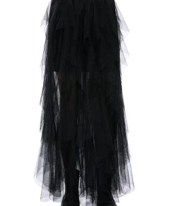 MODERN ROYALTY LAYERED MESH MAXI SKIRT 7 MODERN ROYALTY LAYERED MESH MAXI SKIRT -FootJoy Store modern royalty layered mesh maxi skirt black 6 6 c1