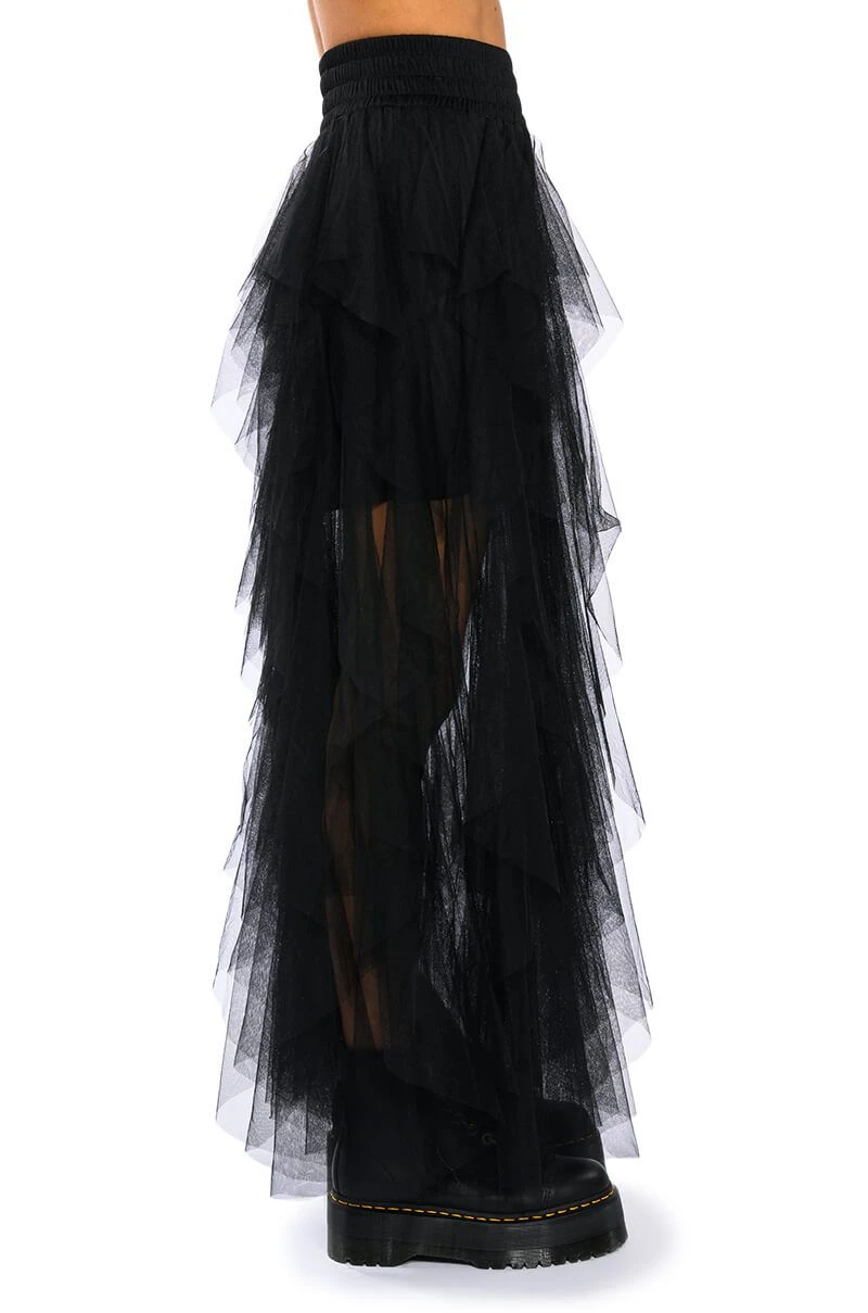 MODERN ROYALTY LAYERED MESH MAXI SKIRT MODERN ROYALTY LAYERED MESH MAXI SKIRT -FootJoy Store modern royalty layered mesh maxi skirt black 8 8