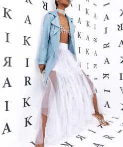 MODERN ROYALTY LAYERED MESH MAXI SKIRT 9 MODERN ROYALTY LAYERED MESH MAXI SKIRT -FootJoy Store modern royalty layered mesh maxi skirt white 3 3 c1