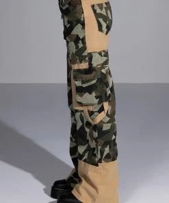 NO HEART PATCHWORK CAMO PANT -FootJoy Store no heart patchwork camo pant brown multi 5 5