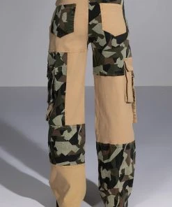 NO HEART PATCHWORK CAMO PANT -FootJoy Store no heart patchwork camo pant brown multi 6 6