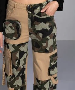 NO HEART PATCHWORK CAMO PANT -FootJoy Store no heart patchwork camo pant brown multi 7 7