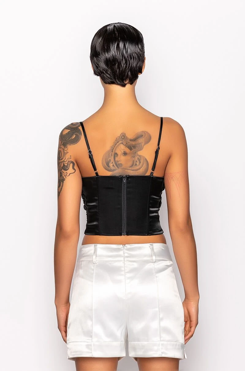 NOVA GIRL RHINESTONE COWL NECK TANK - Image 5