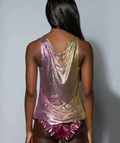 ONE MORE WEEKEND HIGH SHINE CHAINMAIL TANK TOP 8 ONE MORE WEEKEND HIGH SHINE CHAINMAIL TANK TOP -FootJoy Store one more weekend chainmail tank top multi 7 7