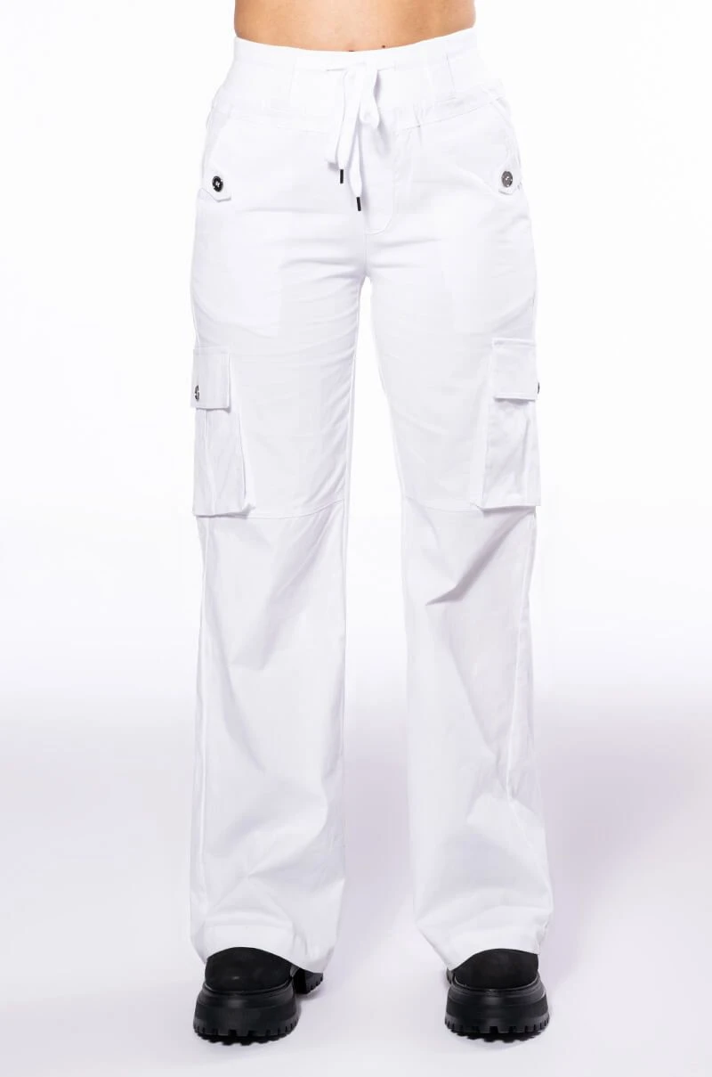 PARKER WIDE LEG CARGO PANTS - Image 3